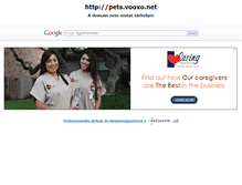 Tablet Screenshot of pets.vooxo.net